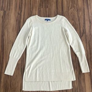 Asymmetric Cream Sweater